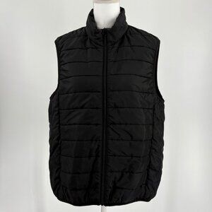 John Bartlett Consensus Mens Black Puffer Vest Size M Sleeveless Jacket